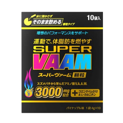 meiji 明治 SUPERVAAM 運動燃脂顆粒型 4Gx10袋